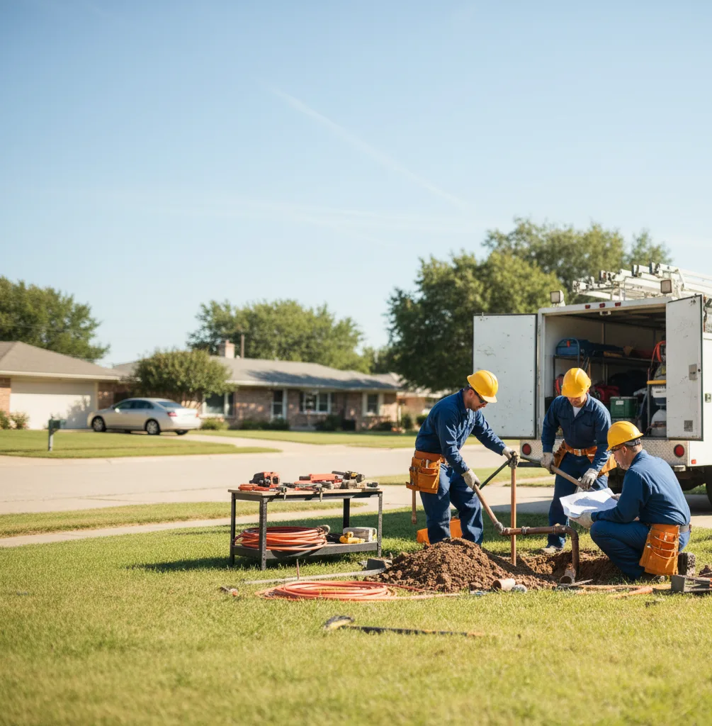 Sewer Line Repair in Troup, TX